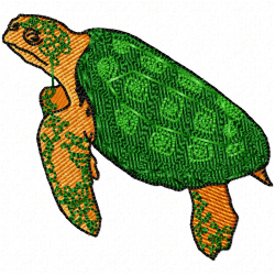 Turtle Embroidery Design 10 Turtle Embroidery Design 10